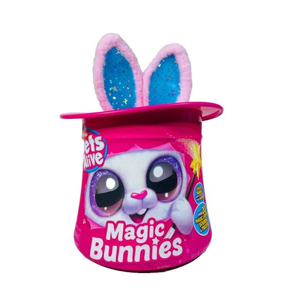 Pets Alive Magic Bunny Surprise Interactive Plush Pink 20+ Interactives - Picture 2 of 9